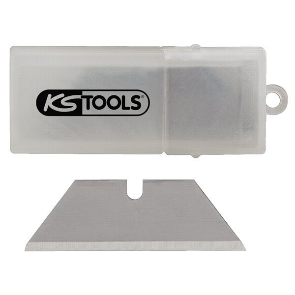 KS-Tools 907.2164 Trapezklingen f.PROFI Klappmesse r 97mm, Tube à 5 Stück