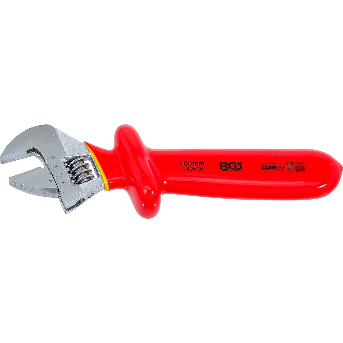 BGS 71096 VDE-Rollgabelschlüssel, SW max. 20,5 mm 