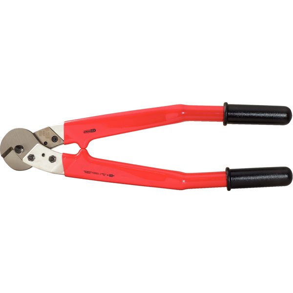KS-Tools 117.1266 Isolierte Drahtseil-Kabelschere, 