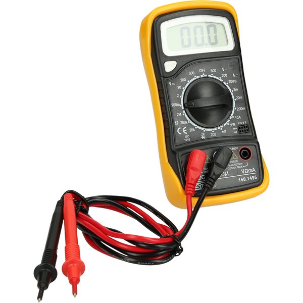 KS-Tools 150.1495 Digital-Multimeter inkl. Prüfspi 
