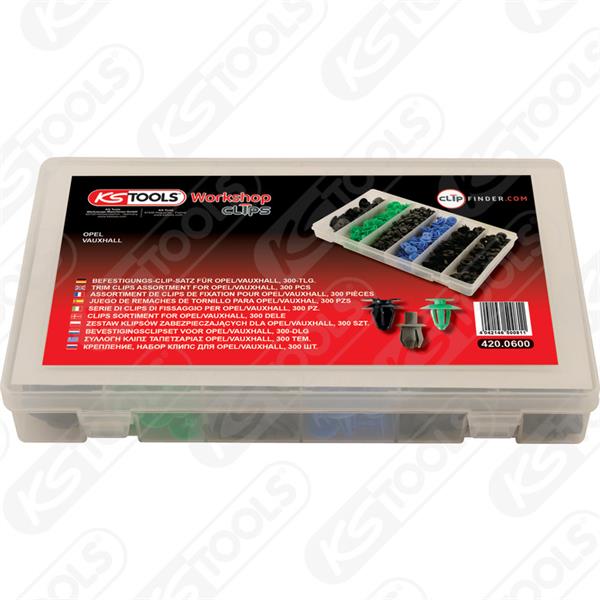KS-Tools 420.0600 Clip Satz f. Opel/Vauxhall, 300 