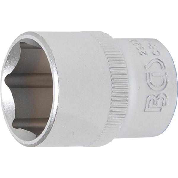 BGS 2922 Steckschlüssel-Einsatz Sechskant, Antrieb Innenvierkant 12,5 mm (1/2"), SW 22 mm
