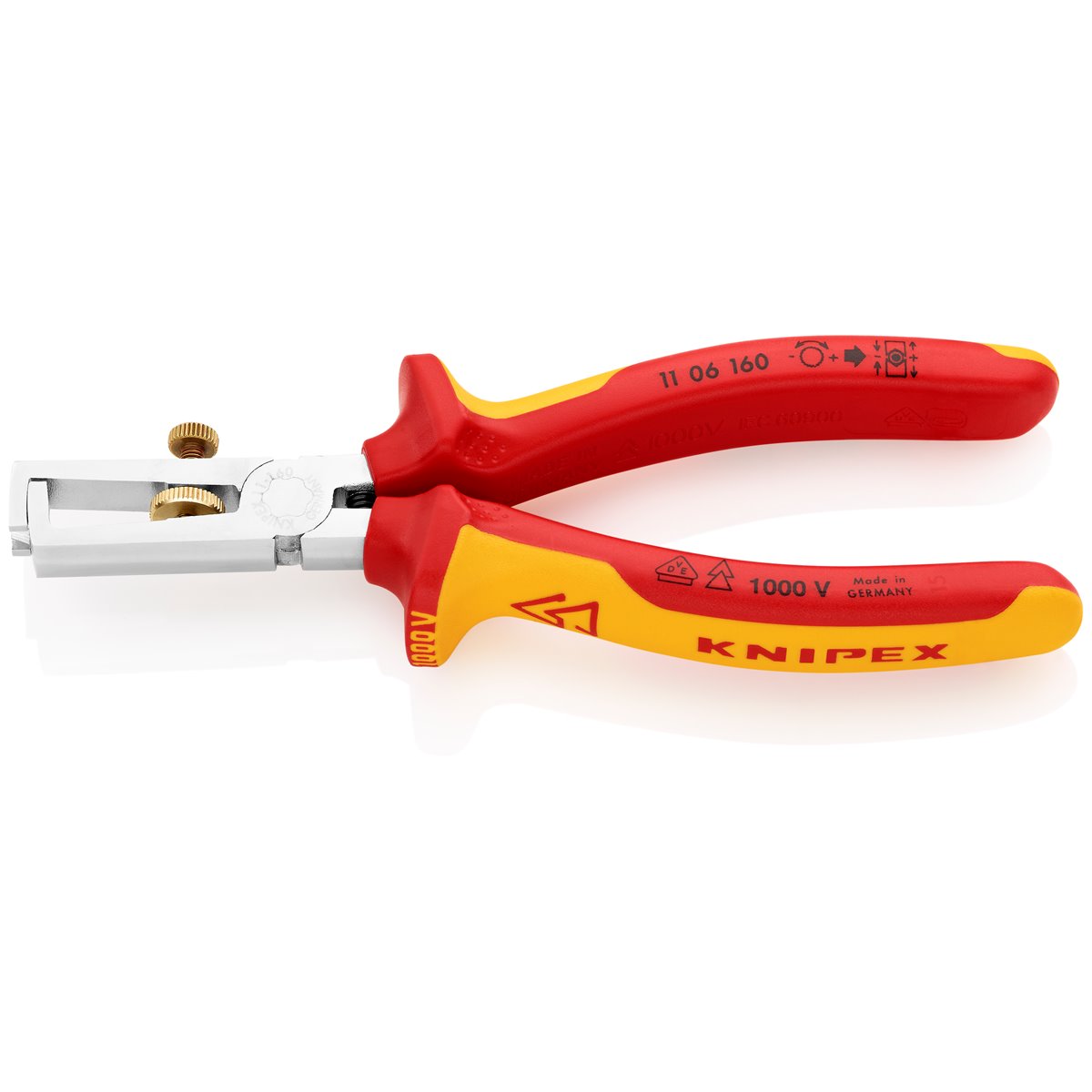 Knipex 11 06 160 Abisolierzange 