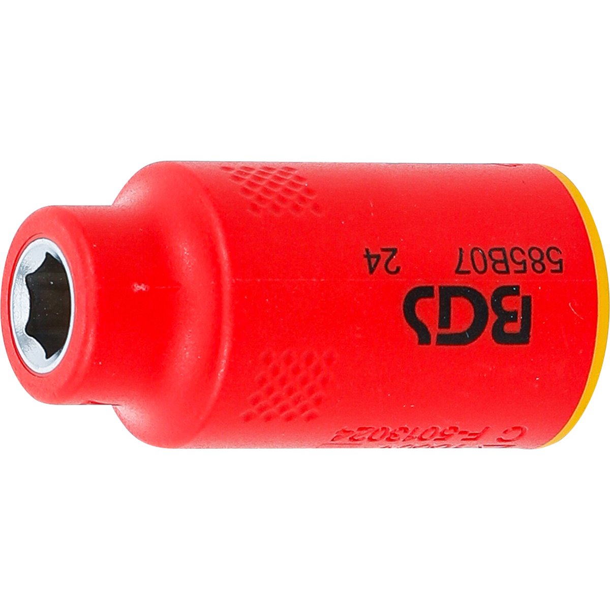 BGS 35869 VDE-Steckschlüssel-Einsatz Sechskant, An trieb Innenvierkant 10 mm (3/8"), SW 7 mm