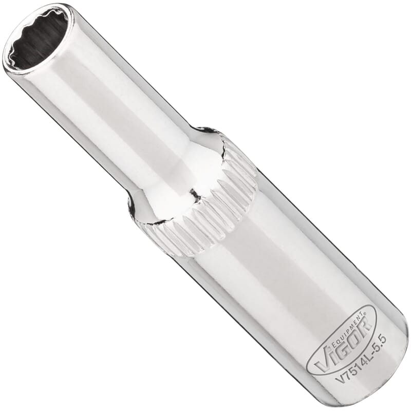 Vigor V7514L-5.5 1/4" Steckschl.Einsatz Lang Sw5.5