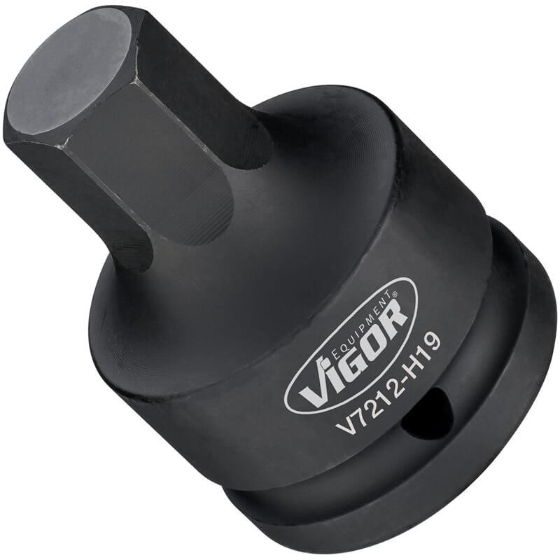 Vigor V7212-H19 Kraftschrauber-Einsatz 3/4" 19 mm