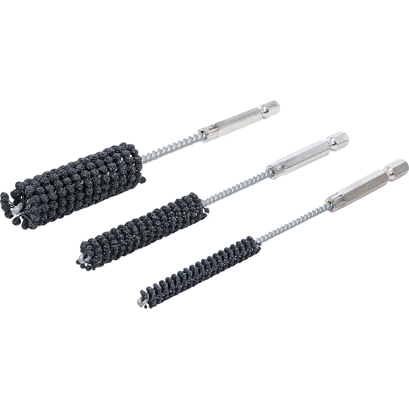 BGS 1272 Honwerkzeug-Satz, flexibel, 6,3 mm (1/4") Schaft, Körnung 60/80, Ø 8 - 12 - 20 mm, 3-tlg.