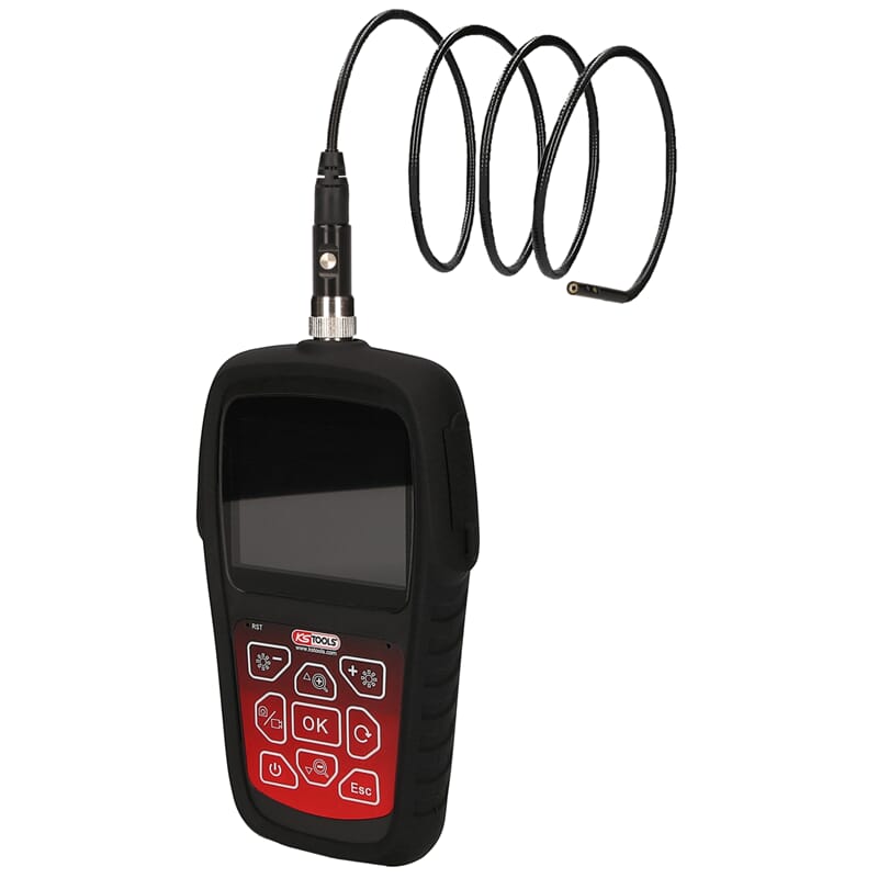 KS-Tools 550.7530 HD-Videoskop-Satz 7-teilig mit Ø 4,5 mm 0° und 90° HD Frontkamera-Sonde