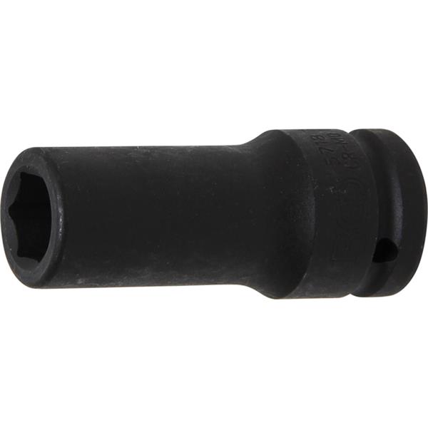 BGS 5718 Kraft-Steckschlüssel-Einsatz Sechskant, t ief, Antrieb Innenvierkant 20 mm (3/4"), SW 18 mm