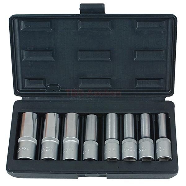 KS-Tools 911.4420 1/2" TX-Stecknuss-Satz,lang,8t 