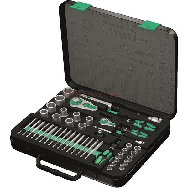 Wera 8100 SA/SC 2 Knarrenkasten 1/4" & 1/2" ntrieb und 1/2"-Antrieb, metrisch Angebot