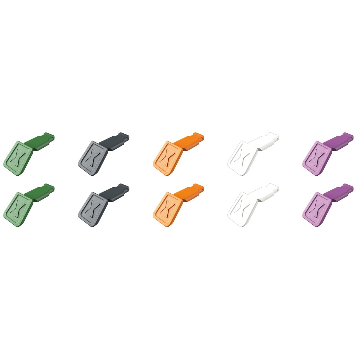 Knipex 00 61 10 C V02 ColorCode Clips Farbmischung 2 (10 Stk)