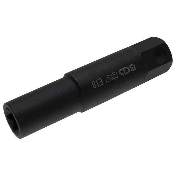 BGS 5246-E18 Steckschlüssel-Einsatz E-Profil, extr a lang, Antrieb Außensechskant 22 mm, SW E18