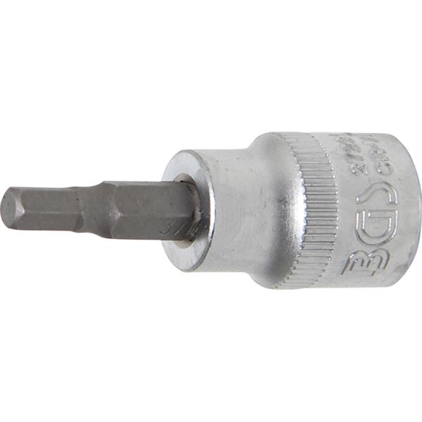 BGS 2722 Bit-Einsatz, Antrieb Innenvierkant 10 mm (3/8"), Innensechskant 3/16