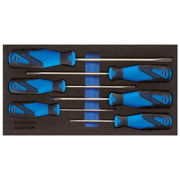 Gedore 1500 CT1-2150 PH Screwdriver set in Check-T ool-Module
