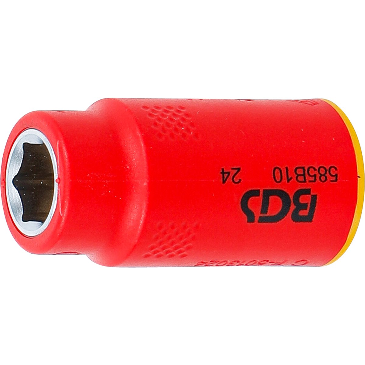 BGS 35871 VDE-Steckschlüssel-Einsatz Sechskant, An trieb Innenvierkant 10 mm (3/8"), SW 10 mm
