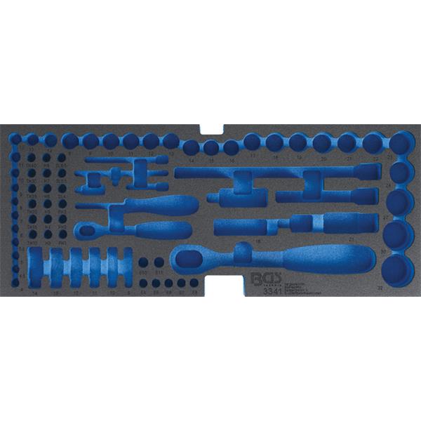 BGS 3341-1 Foam Tray for BGS 3312, empty: for Sock et Set