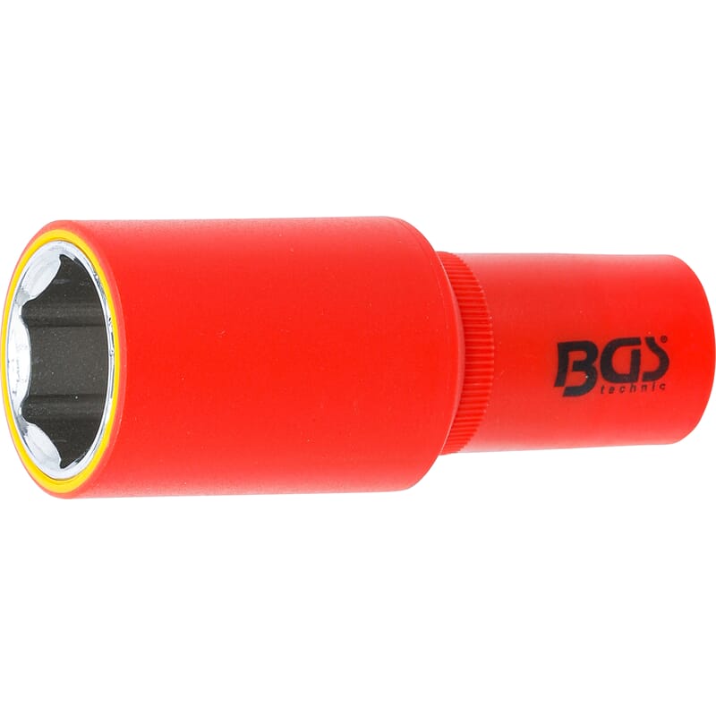 BGS 72074 VDE-Steckschlüssel-Einsatz Sechskant, An trieb Innenvierkant 12,5 mm (1/2"), SW 24 mm