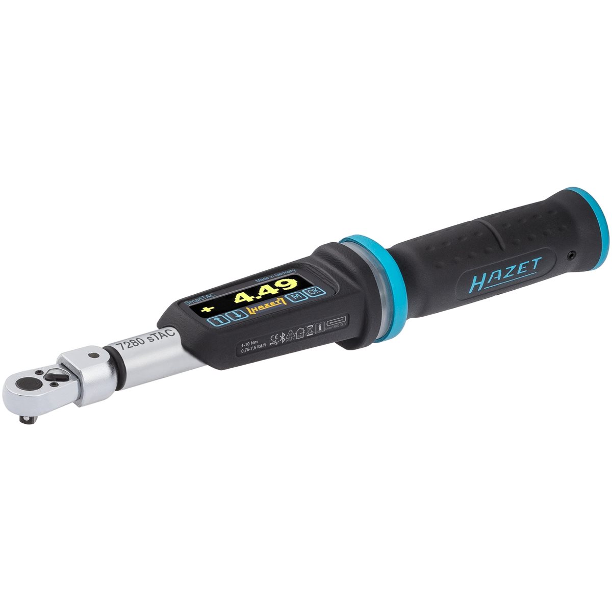 Hazet 7280-2STAC Drehmomentschlüssel elektr 1-10Nm 
