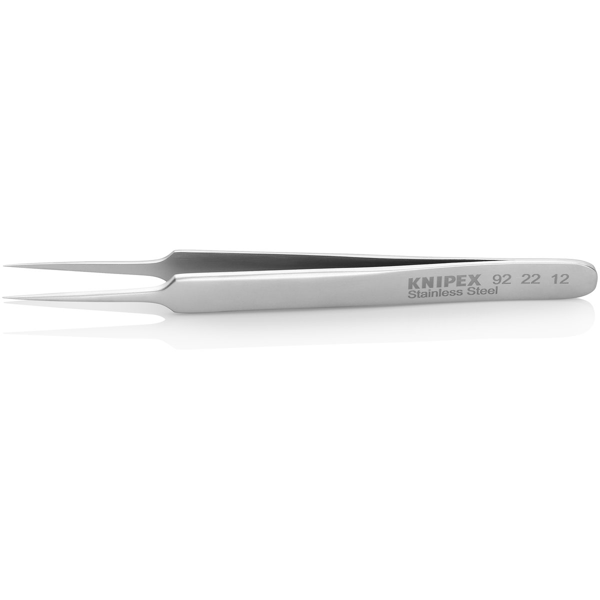Knipex 92 22 12 Präzisionspinzette, Nadel, gerade 