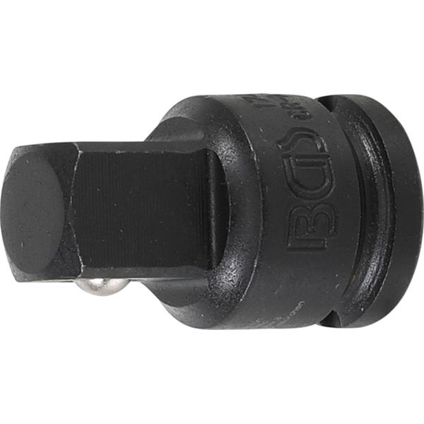 BGS 174 Kraft-Steckschlüssel-Adapter, Innenvierkan t 10 mm (3/8") - Außenvierkant 12,5 mm (1/2")