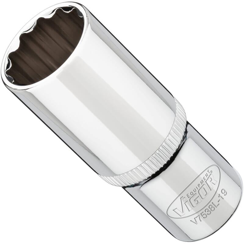 Vigor V7538L-19 3/8" Steckschlüsseleinsatz Lang Sw 19