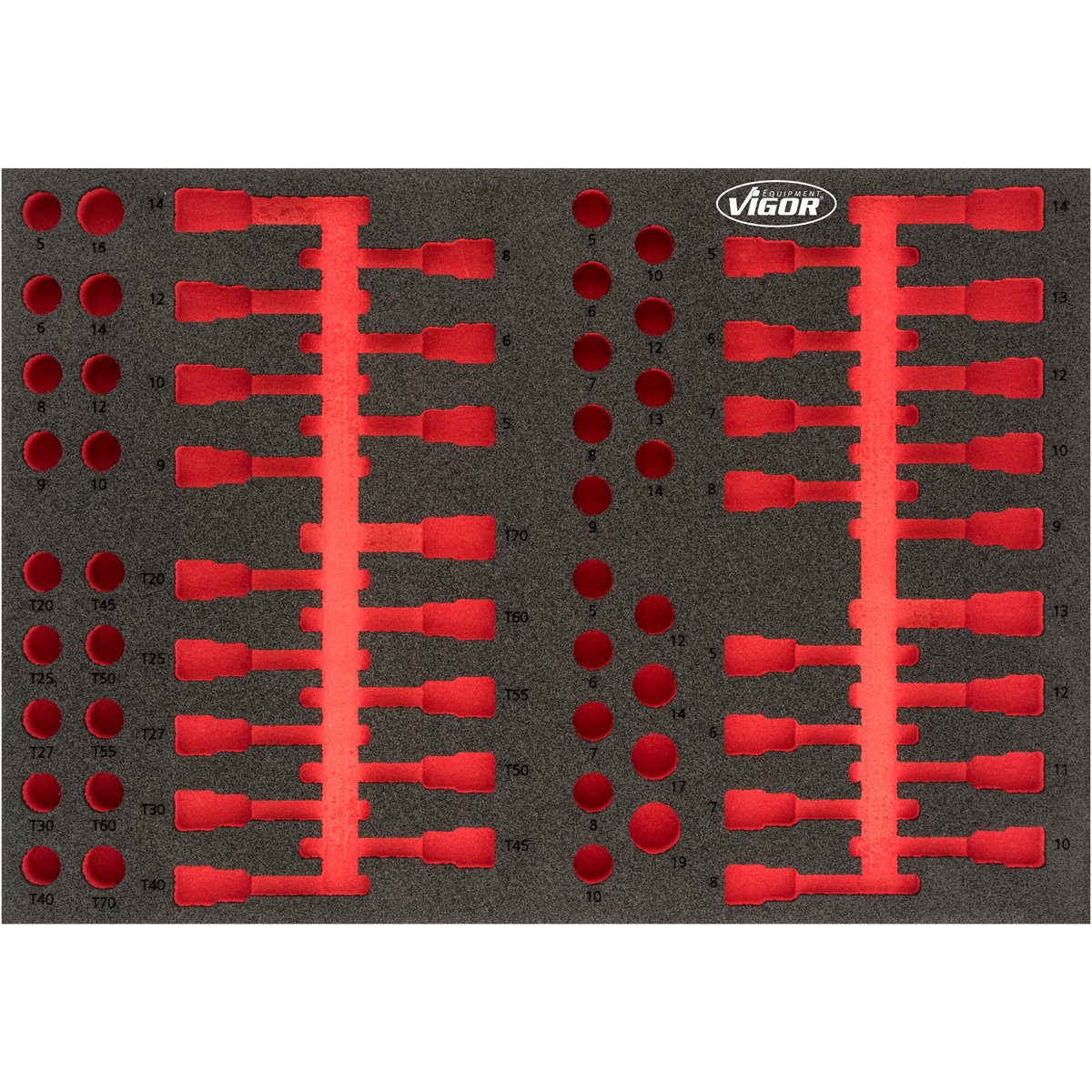 Vigor V4752 Weichschaum-Einlage leer für V4753 3/3