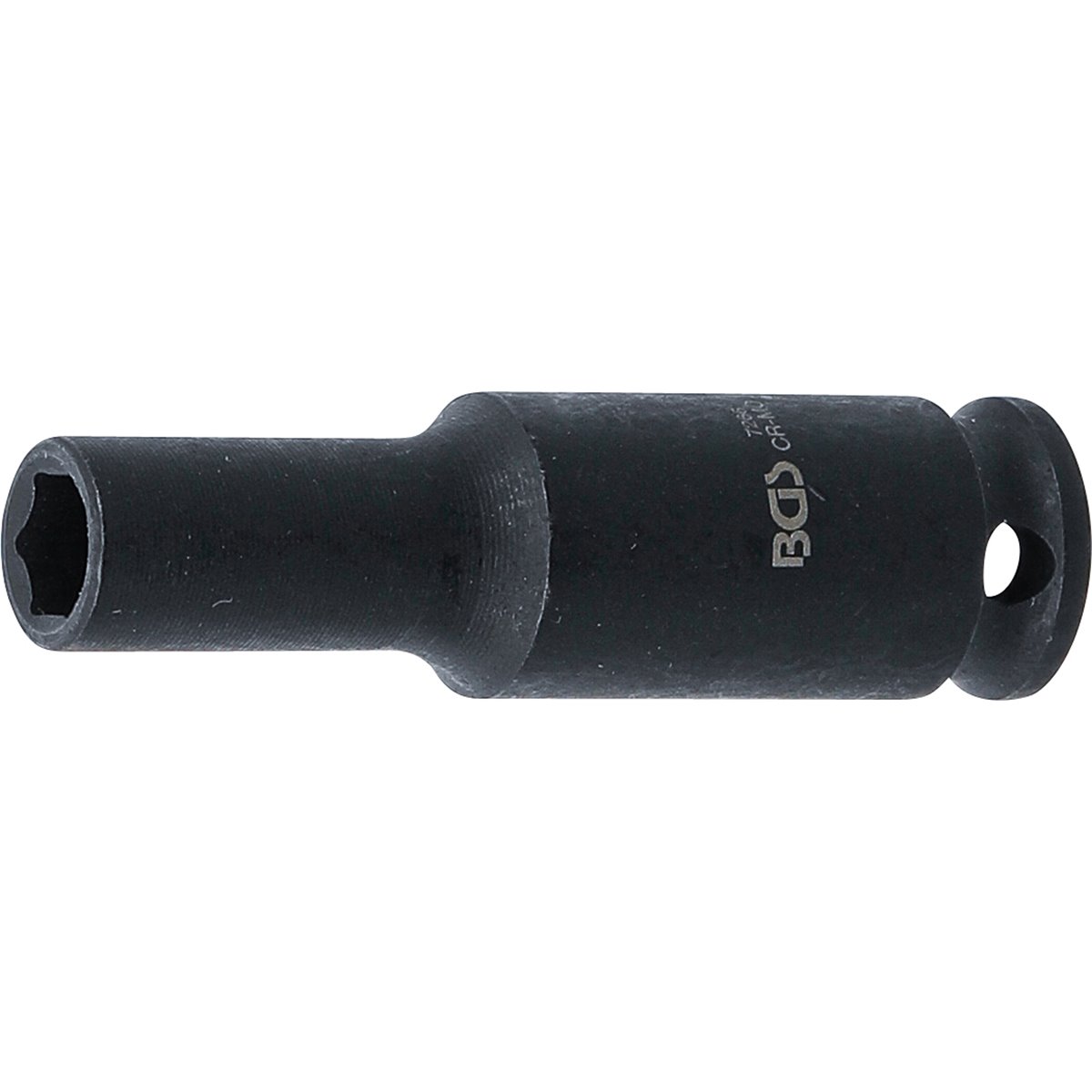 BGS 7266 Kraft-Steckschlüssel-Einsatz 6-kant 6 mm Antrieb Innenvierkant 6,3 mm (1/4"), SW 6 mm