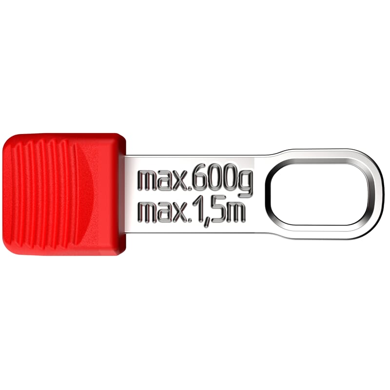 Knipex 00 62 10 TR TehteredTool Clips Rot (10 Stk)