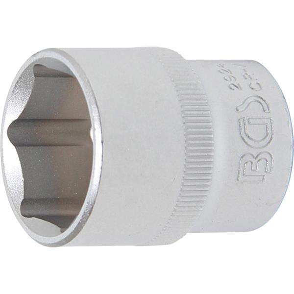BGS 2924 Steckschlüssel-Einsatz Sechskant, Antrieb Innenvierkant 12,5 mm (1/2"), SW 24 mm