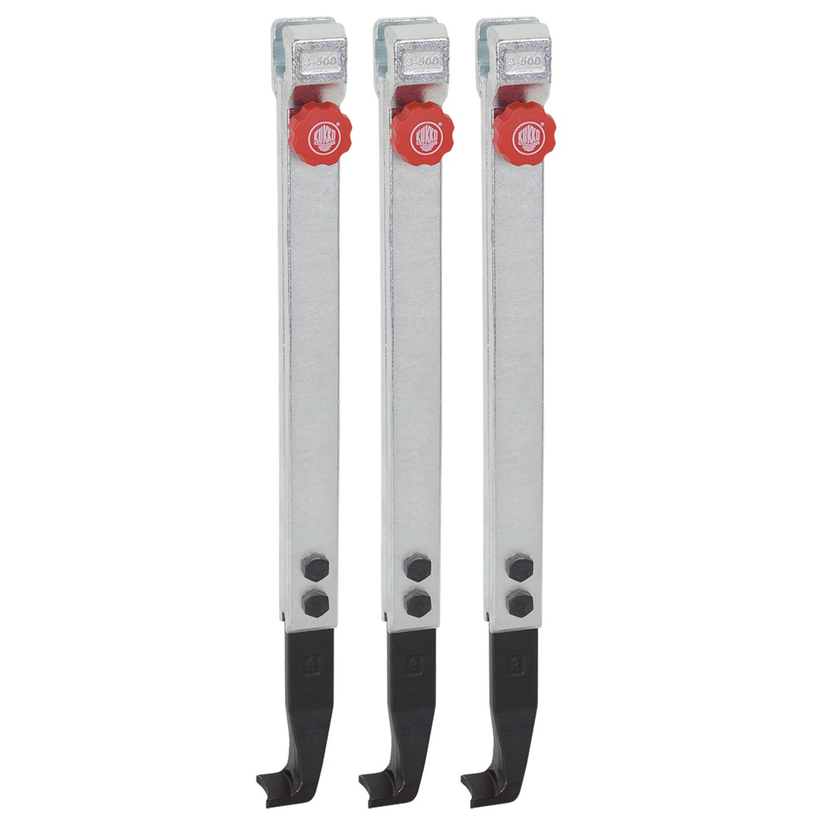 Kukko 3 narrow, quick adjusting jaws (set) 