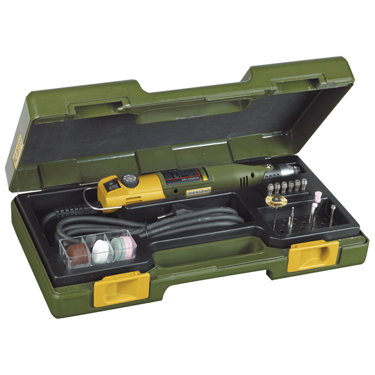 Proxxon 28430 Bohr- und Fräsgerät MICROMOT 230/E Komplettset im Koffer