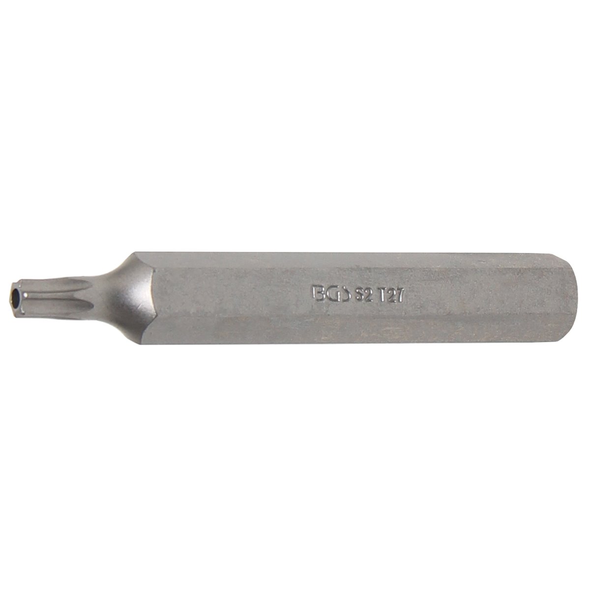 BGS 4727 Bit, Antrieb Außensechskant 10 mm (3/8"), T-Profil (für Torx) mit Bohrung T27