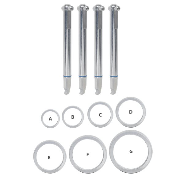 Kukko 70-022-S 4 Ersatzhaken Breit 70-02 Mit Allen 7 Ringen