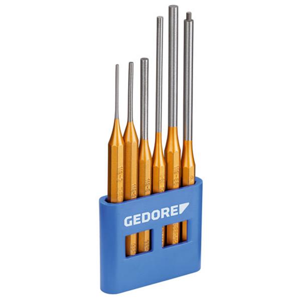 Gedore 116 L Pin punch set 6 pcs in plastic holder 