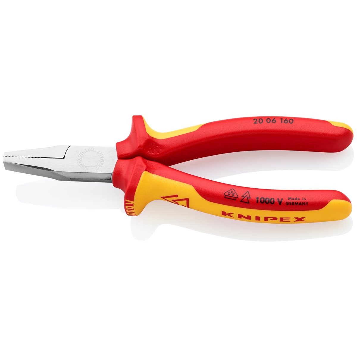 Knipex 20 06 160 Flachzange VDE-geprüft 