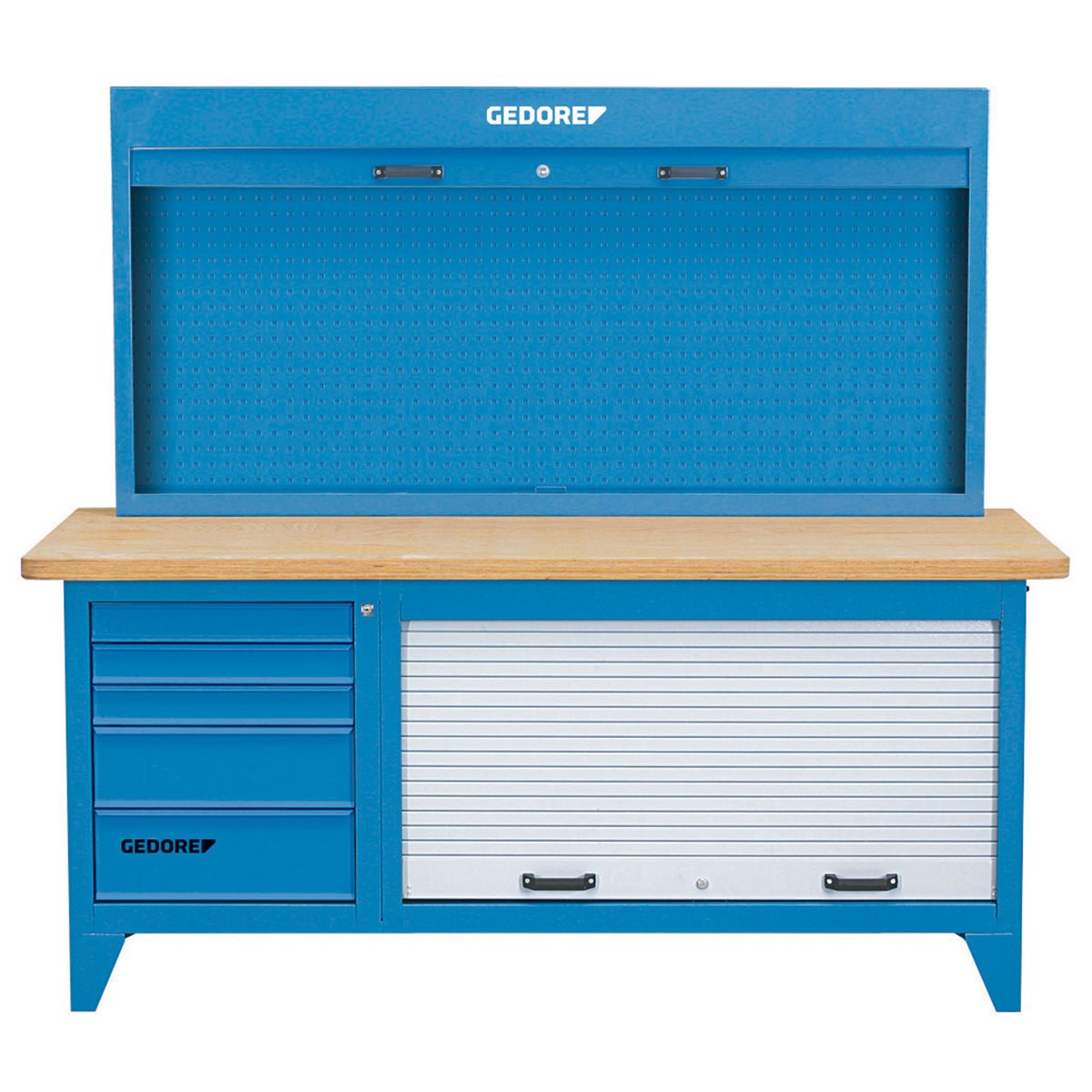 Gedore BR 1500 LH Werkbank mit Werkzeugschrank 