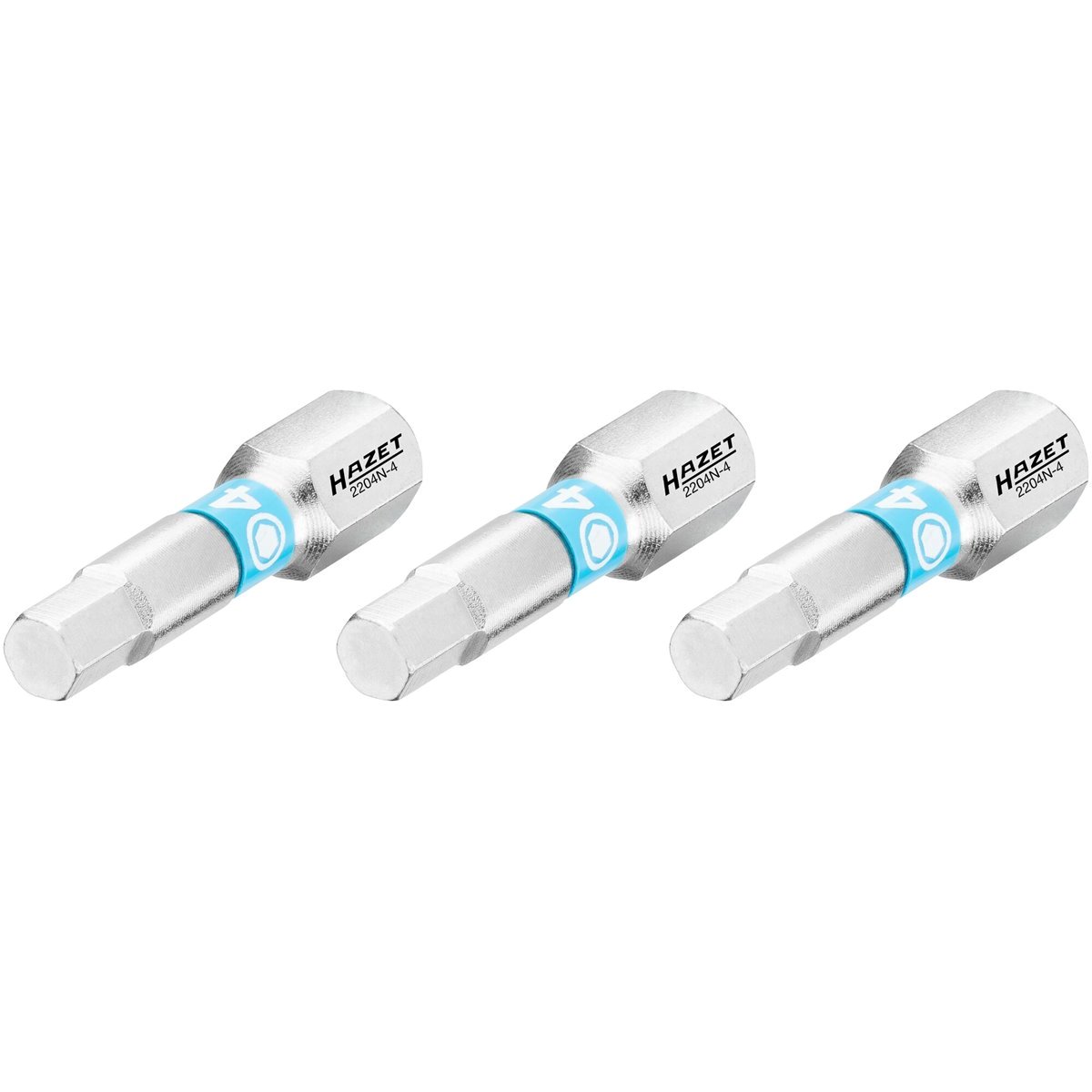Hazet 2204N-4/3 Bit set inside hex profile 4 mm 