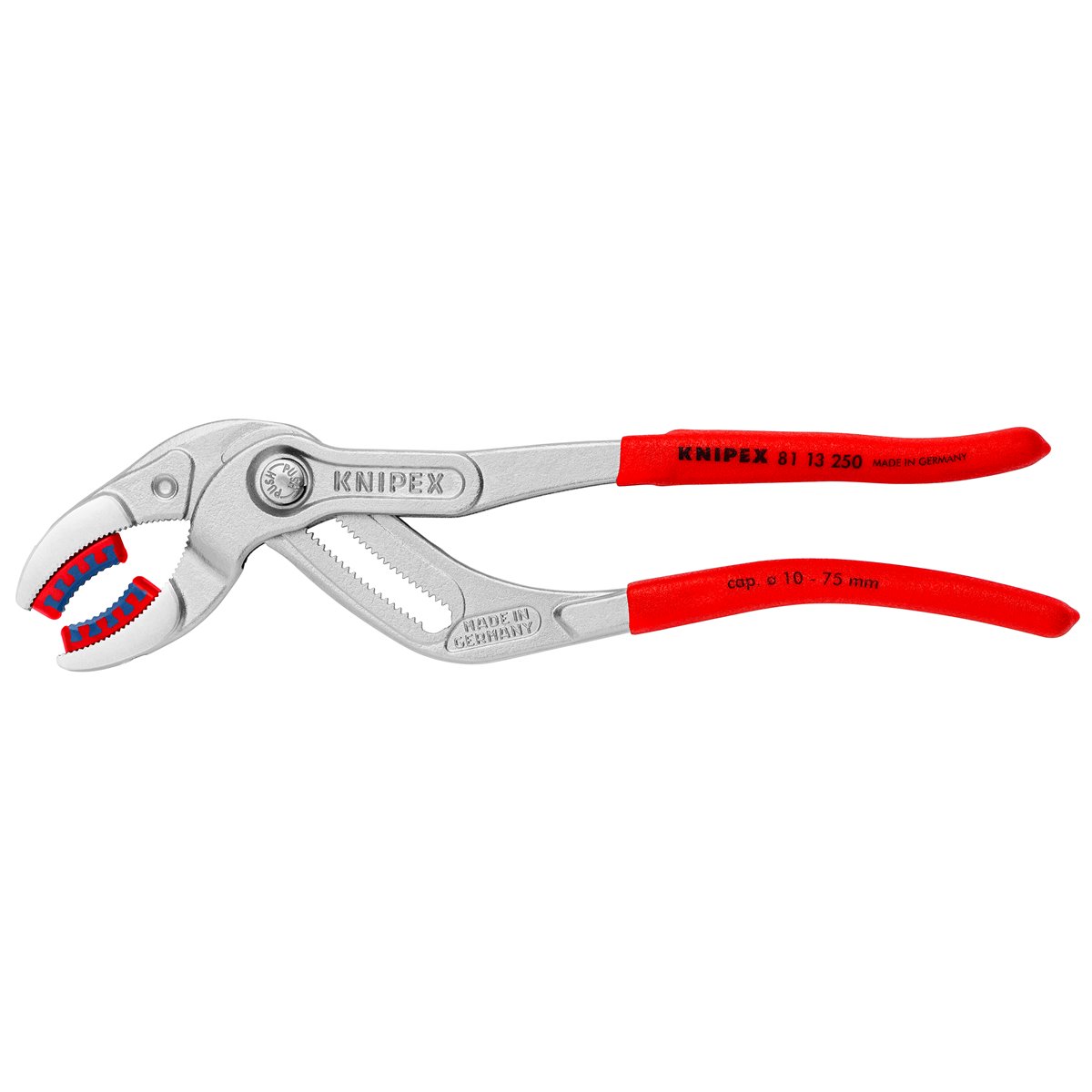 Knipex 81 13 250 Rohr-Greifzange mit Schonbacken 