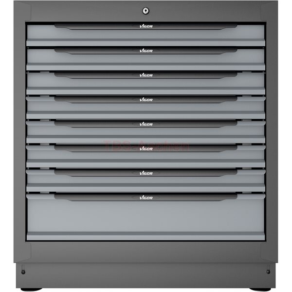 Vigor V6000-032XL Schubladen-Unterschrank,8 Schubl 861mm