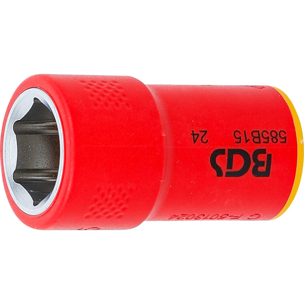 BGS 35875 VDE-Steckschlüssel-Einsatz Sechskant, An trieb Innenvierkant 10 mm (3/8"), SW 15 mm