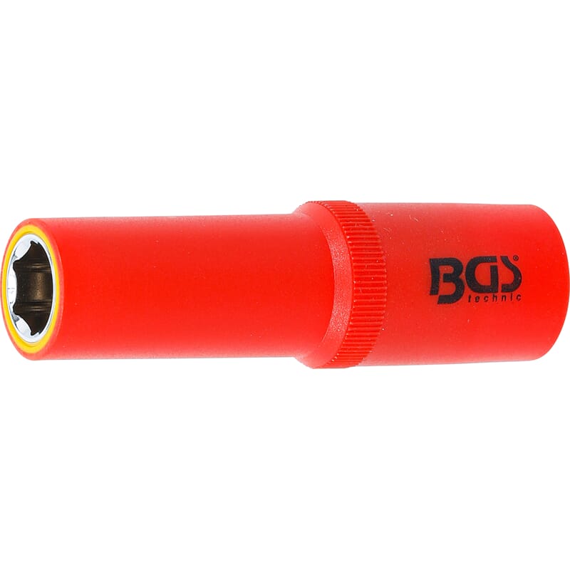 BGS 72063 VDE-Steckschlüssel-Einsatz Sechskant, An trieb Innenvierkant 12,5 mm (1/2"), SW 13 mm