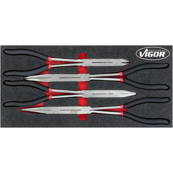 Vigor V4995 1/3+ Weichschaumeinlage, Doppelgelenk- Zangen