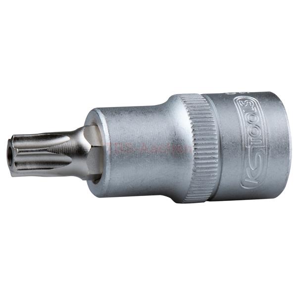 KS-Tools 911.1373 1/2" Bit-Stecknuss TX m.Bohrun 