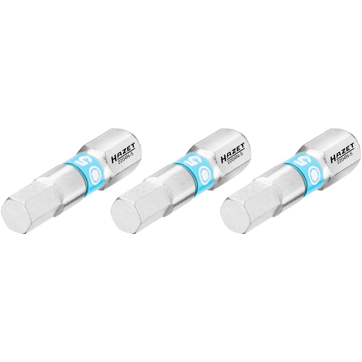 Hazet 2204N-5/3 Bit set inside hex profile 5 mm 