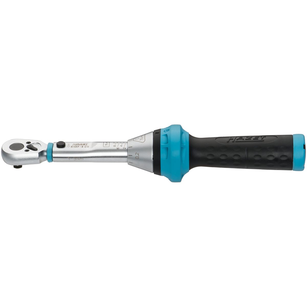 Hazet 5107-3CT Drehmomentschlüssel 1/4" 1-9 Nm 
