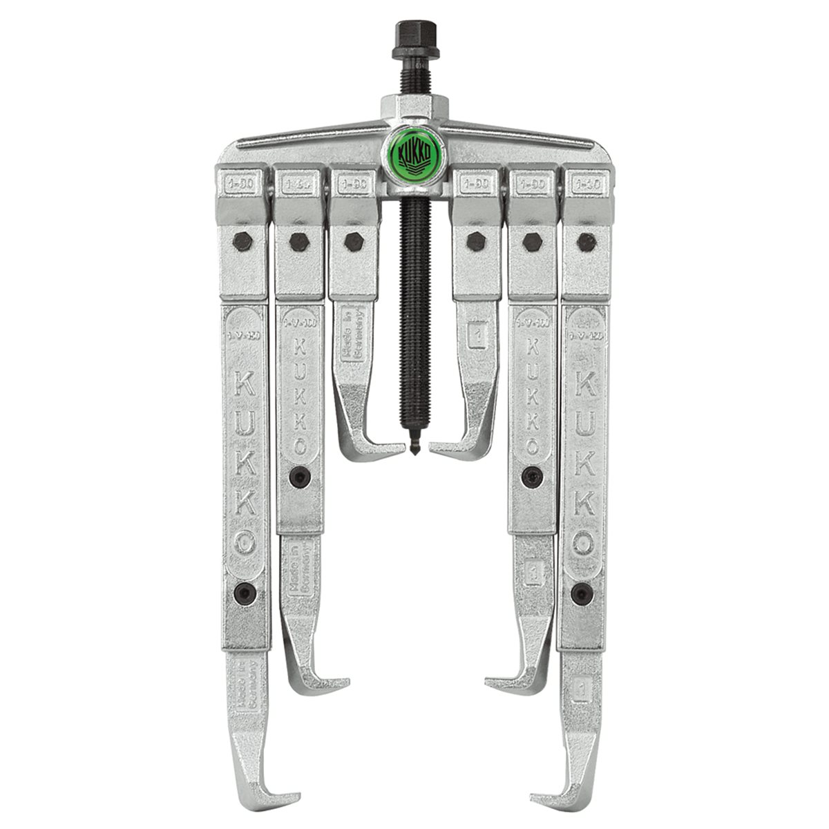 Kukko 20-20-P2 2-Arm Abz. Spannweite 200 Mm M. 2 P aar Abzughaken F. Spanntiefe 150 Und 300 Mm