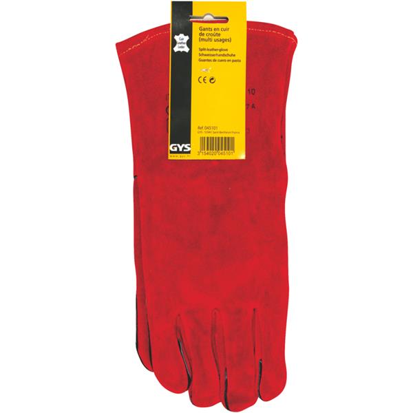 Gys 045101 Schweißhandschuhe aus Spaltleder