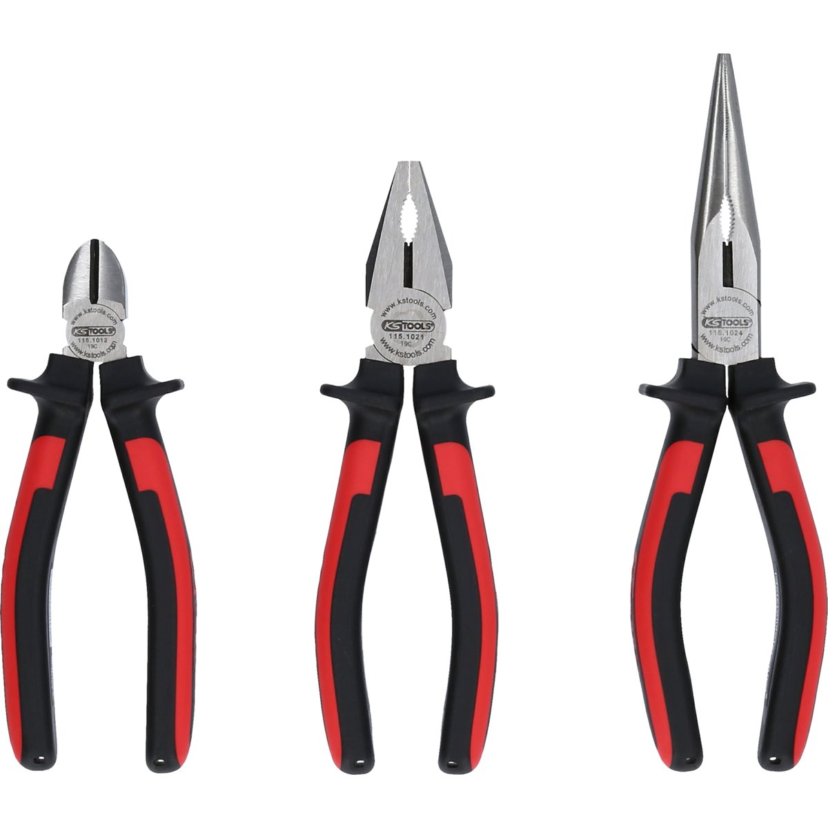 KS-Tools 115.1010 ERGOTORQUE Zangen-Satz,3-tlg. 