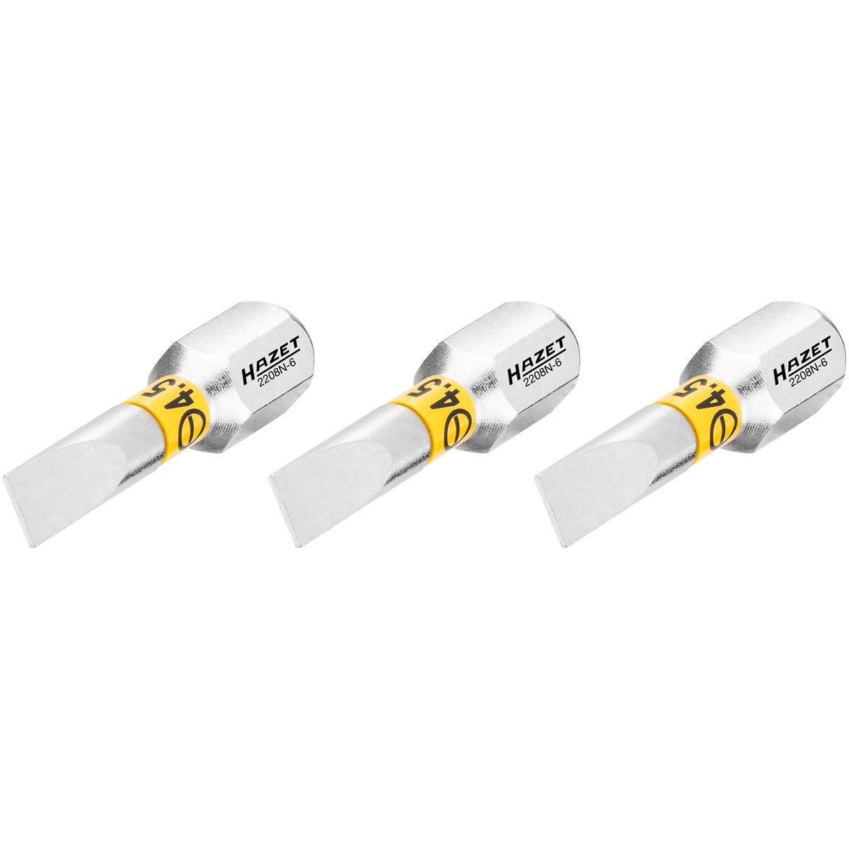 Hazet 2208N-6/3 Bit set slot profile 0,6 x 4,5 mm 